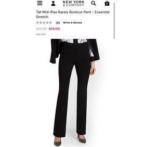 Tall Midrise Work Pant